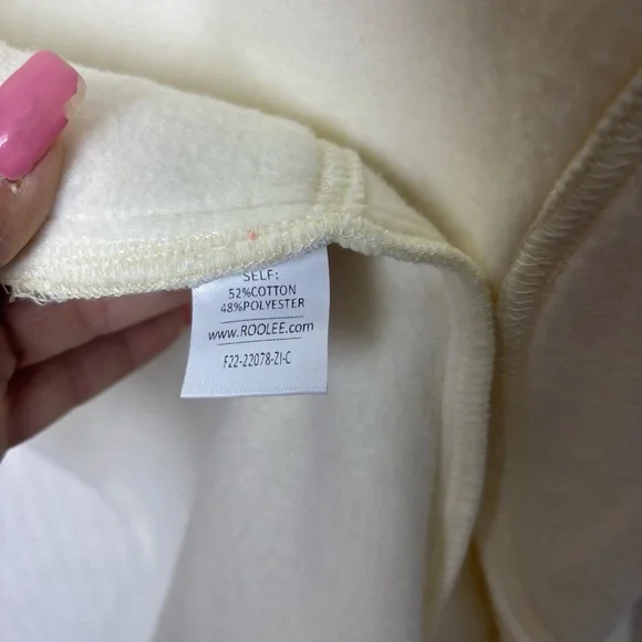 Roolee Cream‎ Mock Neck Raglan Sleeve Dress - Picture 15 of 16